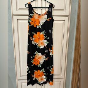 Floral Black Maxi Dress